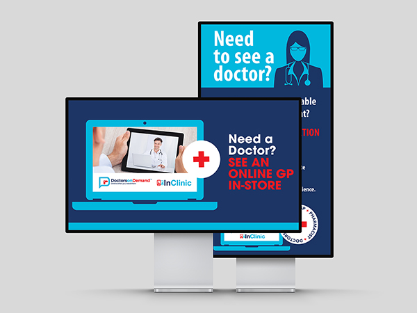 Doctors on Demand Digital Display